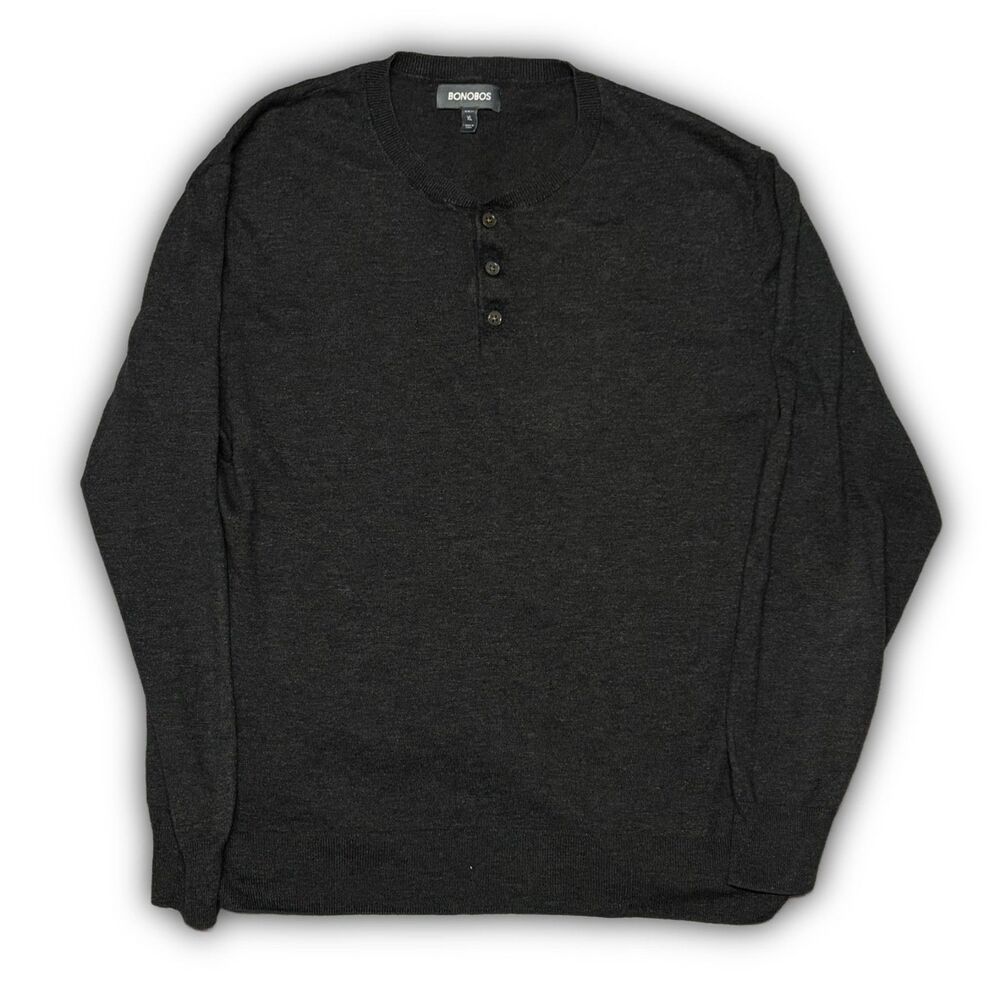 Bonobos Unise Grey and Black Shirt